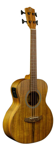 Bajo Electroacustico Bamboo Koa 38 Con Funda Acolchada