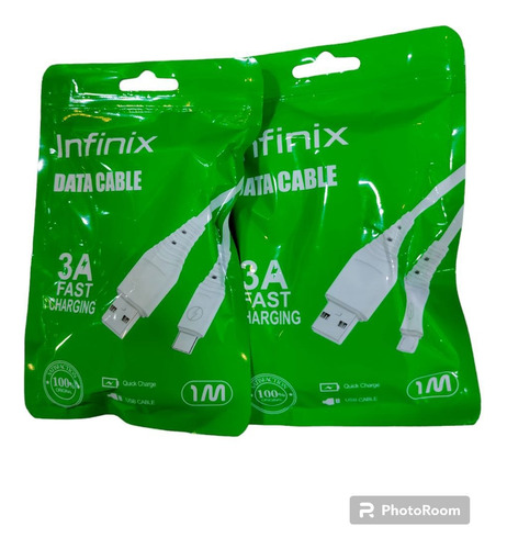 Cable Micro Usb Infinix 3a 1 Mts De Largo