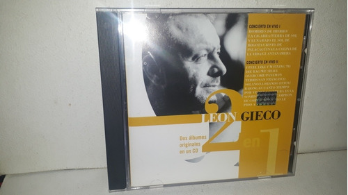 Leon Gieco - 2 En 1 En Vivo - Peter Seeger Cd Cat Music