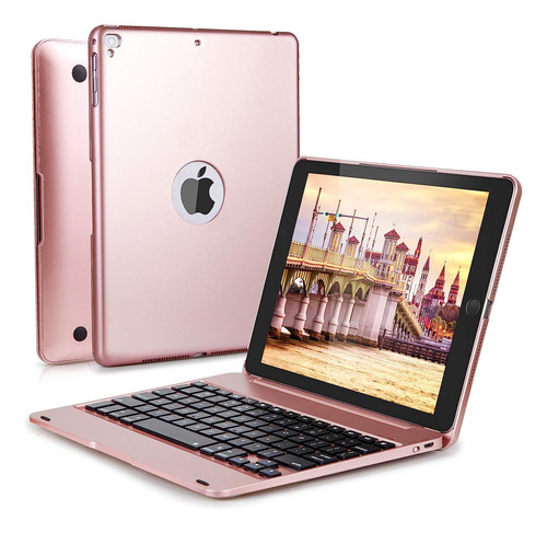Funda Con Teclado Bt Para iPad 6 5 9.7 Air Pro Lavo-tech