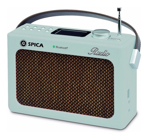 Spica Sp-219 Radio Am/fm Bluetooth Usb Aux Reloj Display Lcd