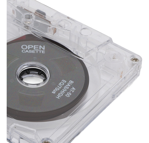 Cinta De Casete En Blanco Con Rollo De Metal Para 50 Minutos