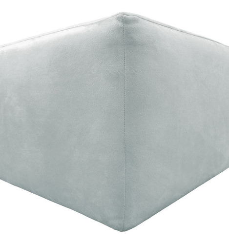 Imagem 2 de 9 de Puff Puf Estofado Tecido Veludo 70x70x40 Suede Gigante 14kg