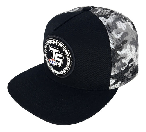Imagem 3 de 8 de Boné Trucker Aba Reta Tribo Surf Ubatuba