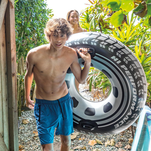 Nadar Boya Salvavidas Inflable Grande Con Forma De Neumático