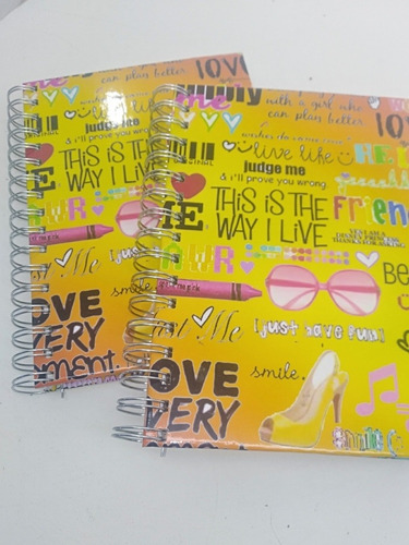 Imagen 2 de 5 de Funny Words Cuaderno Personalizado. (anillo Metalico)
