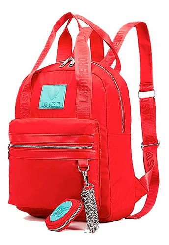 Mochila Las Oreiro 14 Pulgadas 36 Cm Color Rojo 21775