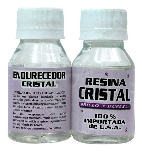 Resina Epóxica Cristal Extraresistente Y Transparente 4 Onz