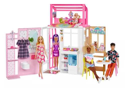 Casa da Barbie Glam + Boneca C 17 Acessorios Original Mattel