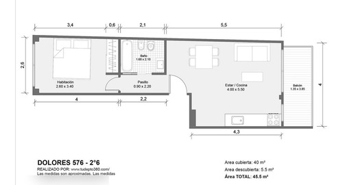 Imagen 15 de 30 de Venta · P. Avellaneda · Ph · 2 Ambientes · Balcón Y Terraza