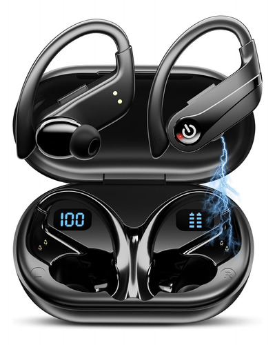 Audífonos Inalambricos Bluetooth Sport Con Cancelacion Ruido