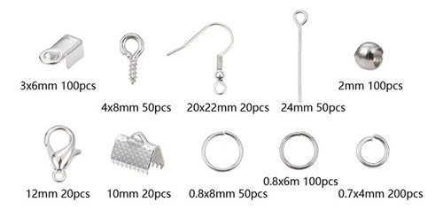 Kit Para Hacer Pendientes Con Cierre De Mosquetón,