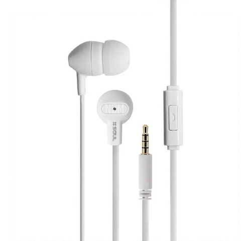 Imagen 1 de 10 de Auriculares In Ear Celular Manos Libre Microfono Flat S350