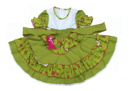 Vestido De Huasa Chinita Fiestas Patrias Talla 45, 50