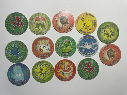 14 Tazos Sabritas Pokemon 3