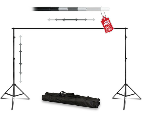 Kit De Soporte De Luz De Barra Transversal Photo Studio