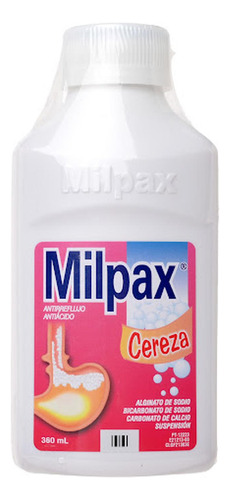 Milpax Cereza Bicarbonato De Sodio + Alginato Farmacol Frasc