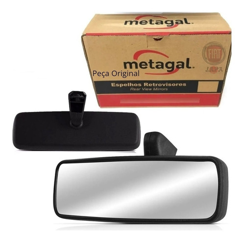 Espelho Retrovisor Interno Preto Fiat Punto 2013 2014