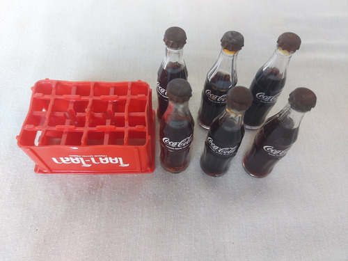 Mini Garrafas De Vidro Coca Cola(leia A Descrição) (Usado)