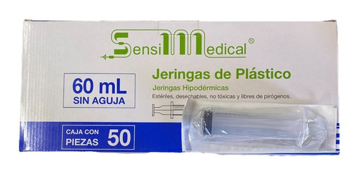  50 Jeringas De 60ml Sensimedical