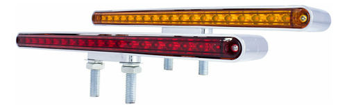 Plafón Direcc Ovalado Izq Luz Roja / Ámbar 12-24 V Tunelight