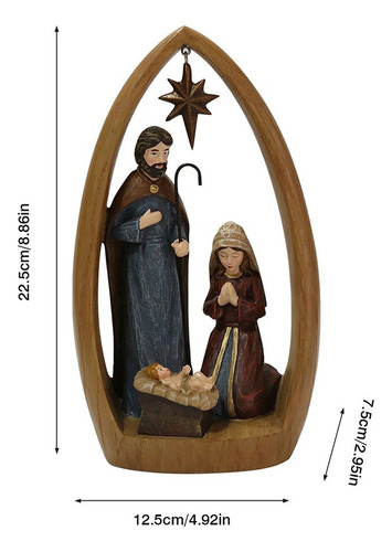 Mc Decoraciones Navideñas Resina Para Los 22.5x12.5x7.5cm