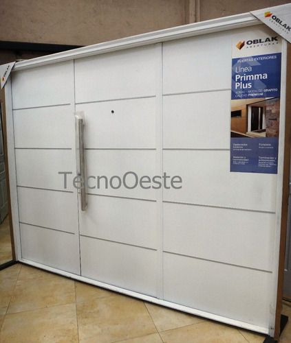 Porton Garage Oblak 1783 Blanco Inyectado 240x200 Premium