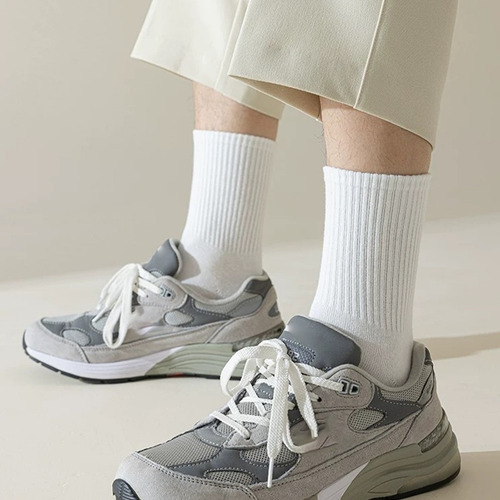 Calcetines De Algodón Para Hombre, Transpirables, De Tubo Me