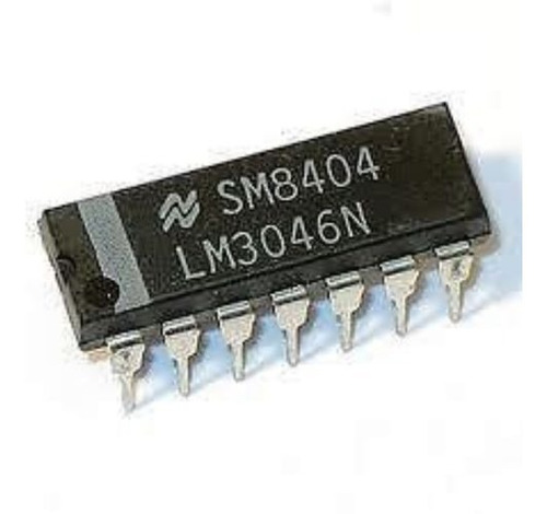 Lm3046n Arreglo De Transistores Silicio Npn Circuito Integra