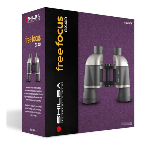 Imagen 2 de 4 de Binocular Shilba Free Focus 8x40 Tecnologia Japonesa Caza