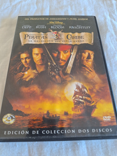 Dvd Piratas Del Caribe La Maldición Del Perla Negra