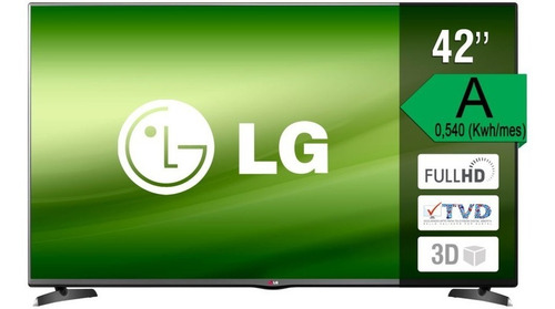 Tv LG Cinema 3d Tv Led De 42 Serie 42lb6200 Full Hd Usado
