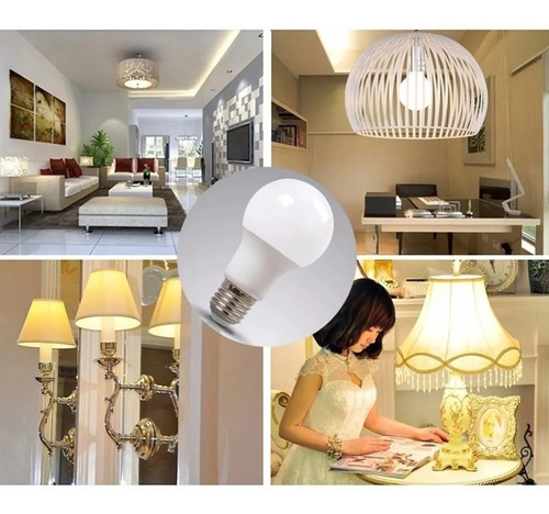 Imagen 5 de 6 de Combo 10 Lampara Led 11w Luz Calida O Fria Etheos E27 880lm