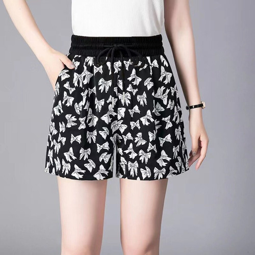 M Pantalones Cortos De Seda Helada De Hot Pants Cool Coal