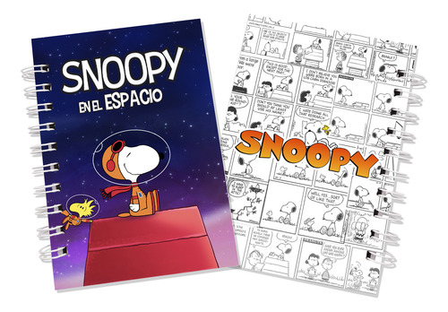 Libreta Notas A6 Snoopy Charlie Brown