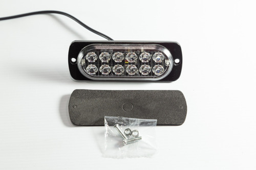 Baliza Led Ambar 12w 2 Lineas 6led 12v 24v