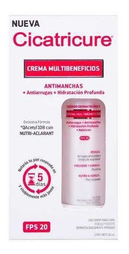 Imagen 1 de 2 de Cicatricure Crema Multibeneficios Antimanchas Arrugas Fps 20