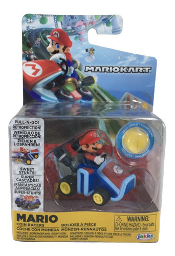 Jakks Pacific Mariokart Coin Racers Mario Bros