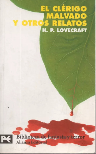 el clerigo malvado y otros relatos, de H.P. Lovecraft. Editorial Sin editorial en español