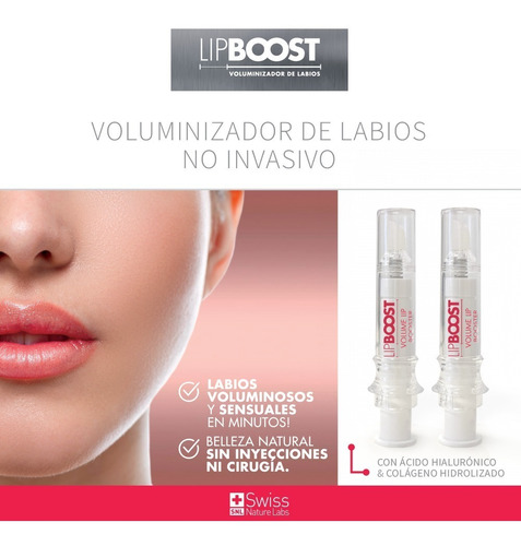 Imagen 5 de 10 de Lipboost Voluminizador De Labios 2x1