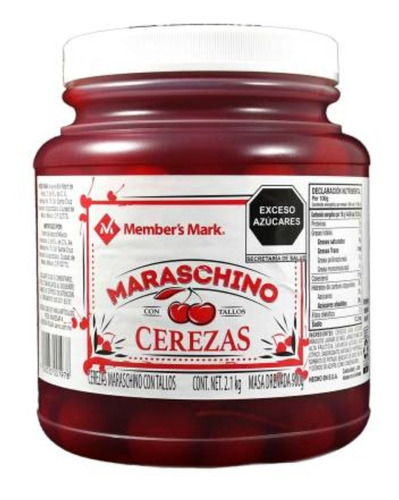 Cerezas Member's Mark Maraschino 2.1 Kg