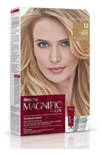 Coloracao 12.0 Louro Clarissimo Natural Magnific Color Amend Tom 12 - Louro Claríssimo Natural