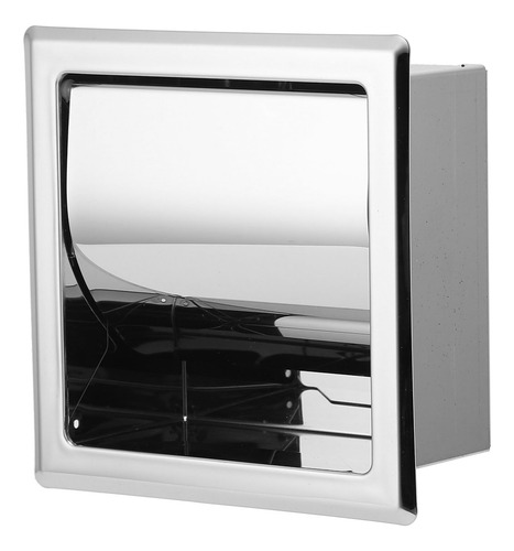 Rollo De Papel Higiénico Con Espejo, Toalla De Papel De Acer