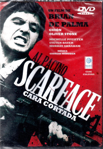 Scarface Cara Cortada - Dvd Nuevo Original Cerrado - Mcbmi