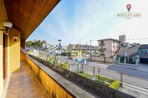 Casa Com 3 Dormitórios À Venda, 332 M² Por R$ 1.200.000 - Capão Raso - Curitiba/pr - Ca0168