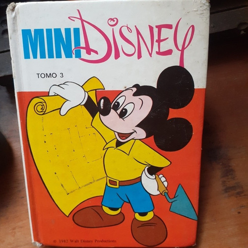 Antiguo Libro Mini Disney 3 - 4 Cuentos
