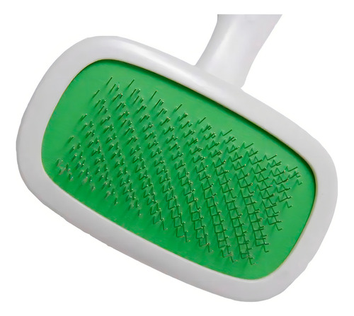 Cepillo Peine Gato Mascotas Cabeza Gira 360 10x14.9cm 7015b Color Verde Claro