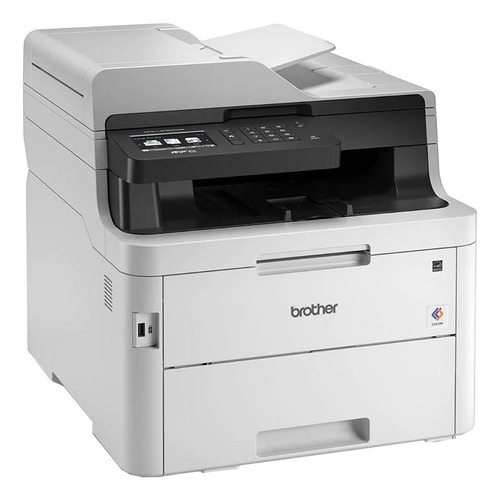 Imagen 2 de 3 de Impresora a color multifunción Brother MFC-L3 Series MFC-L3750CDW con wifi blanca y gris 220V - 240V