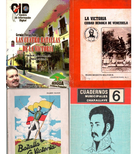Batalla De La Victoria Jose Felix Rivas 4 Libros (Usado)