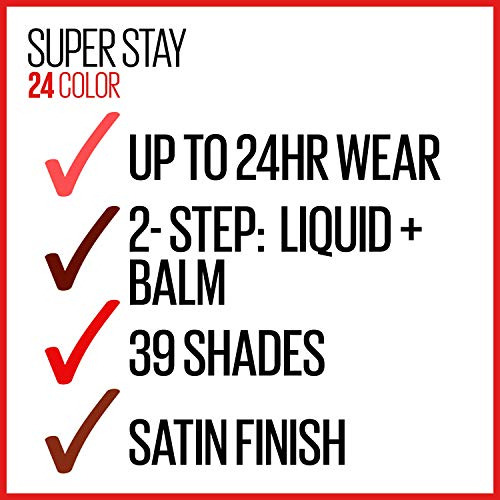 Batom Maybelline Superstay Wine Color 24h De Longa Duração